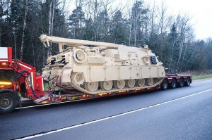 Nestandarta kravu pārvadājumi - militāru kravu pārvadājumi
