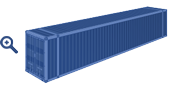 45 pēdu high cube palletwide konteiners
